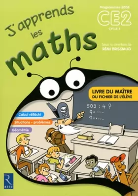 Couverture du produit · J'apprends les maths CE2 : Livre du maître, programmes 2008