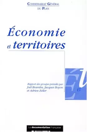Couverture du produit · Économie et territoires