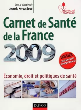 Couverture du produit · Carnet de Santé de la France : Economie, droit et politiques de santé