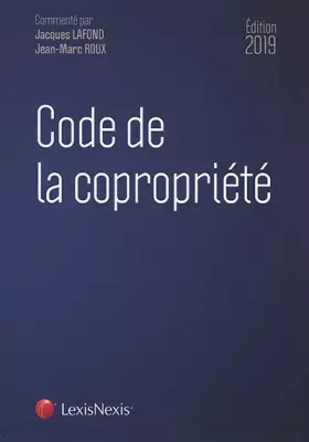 Couverture du produit · Code de la copropriété 2019