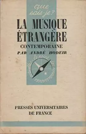 Couverture du produit · La musique étrangère