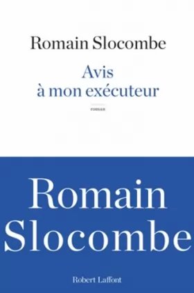 Couverture du produit · Avis à mon exécuteur