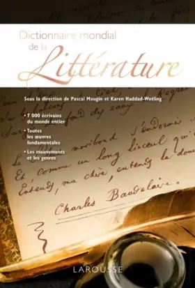 Couverture du produit · Dictionnaire mondial de la littérature