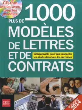 Couverture du produit · Plus de 1000 modèles de lettres et de contrats (1Cédérom)