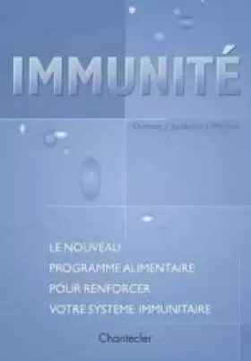 Couverture du produit · Immunité