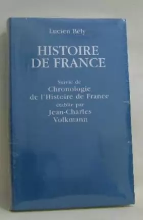 Couverture du produit · histoire de France