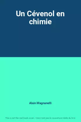 Couverture du produit · Un Cévenol en chimie