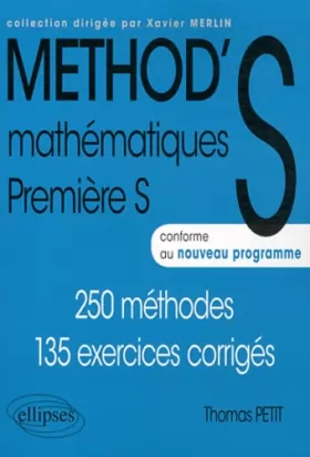 Couverture du produit · Mathématiques Méthod'S Première S Conforme au Programme 2011