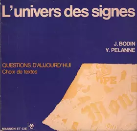 Couverture du produit · L'univers des signes
