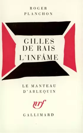 Couverture du produit · Gilles de Rais, l'infâme