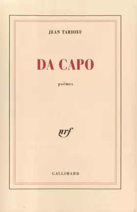 Couverture du produit · Da capo