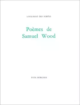 Couverture du produit · Poèmes de Samuel Wood