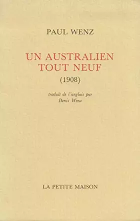 Couverture du produit · Un Australien tout neuf : 1908 (Collection Ici aussi)