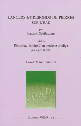 Couverture du produit · Lancers et rebonds de pierres sur l'eau