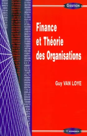 Couverture du produit · Finance et théorie des organisations