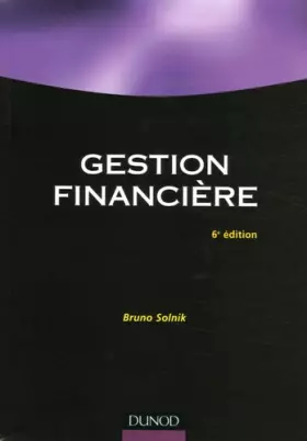 Couverture du produit · Gestion financière - 6ème édition
