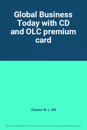 Couverture du produit · Global Business Today with CD and OLC premium card
