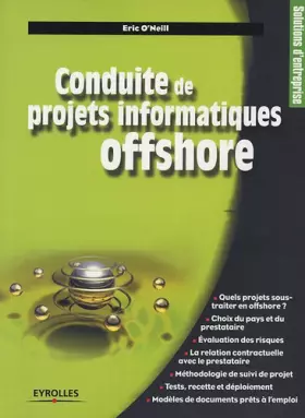 Couverture du produit · Conduite de projets informatiques offshore