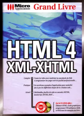Couverture du produit · Grand livre HTML, 4-XML-XHTML