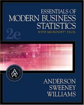 Couverture du produit · Essentials of Modern Business Statistics with Microsoft Excel