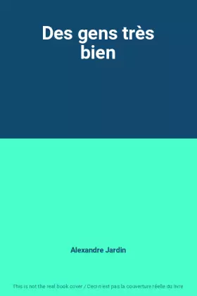Couverture du produit · Des gens très bien