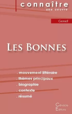 Couverture du produit · Fiche de lecture Les Bonnes de Jean Genet (analyse littéraire de référence et résumé complet)