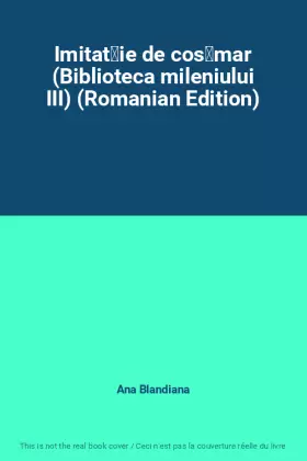 Couverture du produit · Imitație de coșmar (Biblioteca mileniului III) (Romanian Edition)