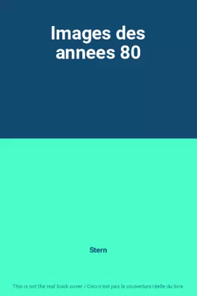 Couverture du produit · Images des annees 80