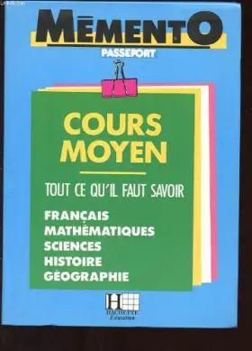 Couverture du produit · MEMENTO PASSEPORT COURS MOYEN