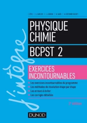 Couverture du produit · Physique-Chimie BCPST 2 - Exercices incontournables