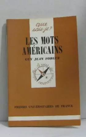 Couverture du produit · Les Mots américains (Que sais-je)