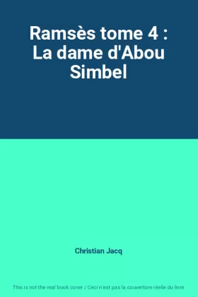 Couverture du produit · Ramsès tome 4 : La dame d'Abou Simbel