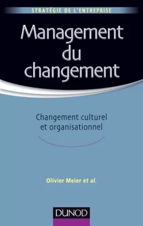 Couverture du produit · Management du changement - Changement culturel et organisationnel