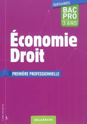 Couverture du produit · Économie-Droit 1re Bac Pro Tertiaires - Pochette élève