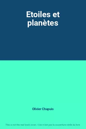 Couverture du produit · Etoiles et planètes