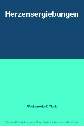 Couverture du produit · Herzensergiebungen