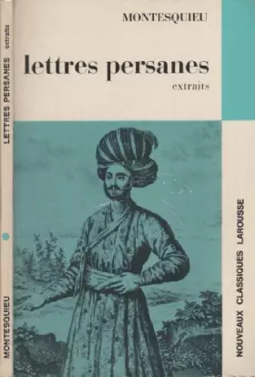 Couverture du produit · Lettres persanes extraits