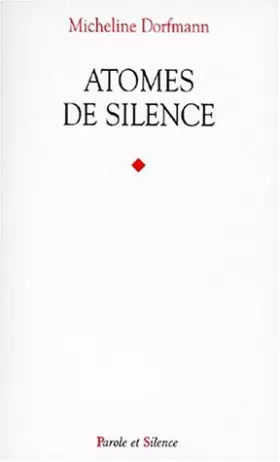 Couverture du produit · Atomes de silence : Poésies
