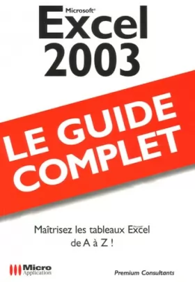 Couverture du produit · Excel 2003