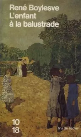 Couverture du produit · L'enfant à la balustrade