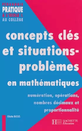 Couverture du produit · Concepts clés et situations-problèmes en mathématiques