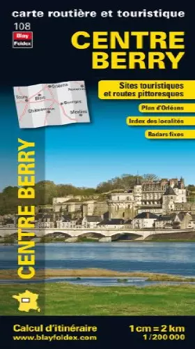 Couverture du produit · Centre Berry, carte régionale, routière et touristique