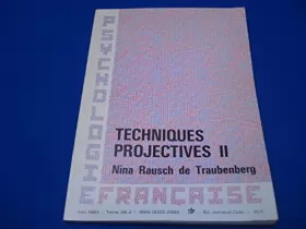 Couverture du produit · Techniques Projectives II.