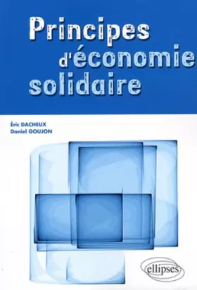 Couverture du produit · Principes d'Économie Solidaire