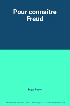 Couverture du produit · Pour connaître Freud