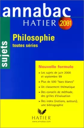Couverture du produit · Philosophie, toutes séries
