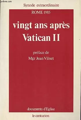 Couverture du produit · Vingt ans après vatican II