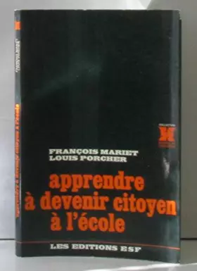 Couverture du produit · Apprendre à devenir citoyen à l'école
