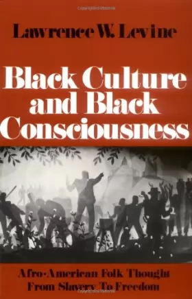 Couverture du produit · Black Culture and Black Consciousness: Afro-American Folk Thought from Slavery to Freedom