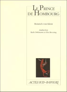 Couverture du produit · Le prince de Hombourg